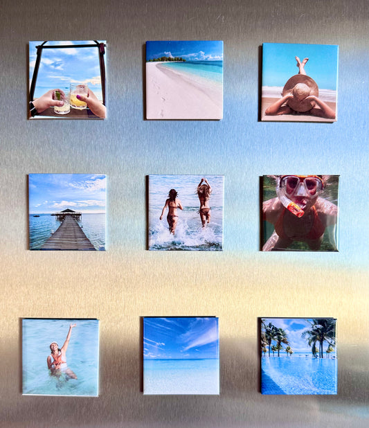 Paquete de 9 imanes personalizados