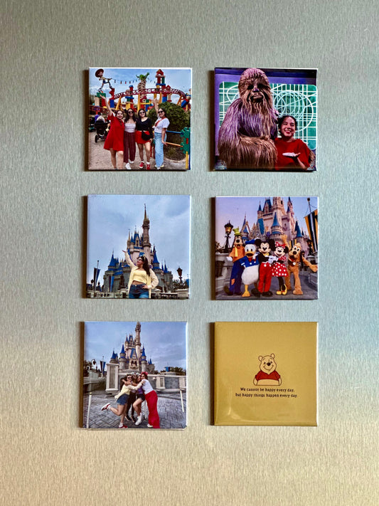 Paquete de 6 imanes personalizados